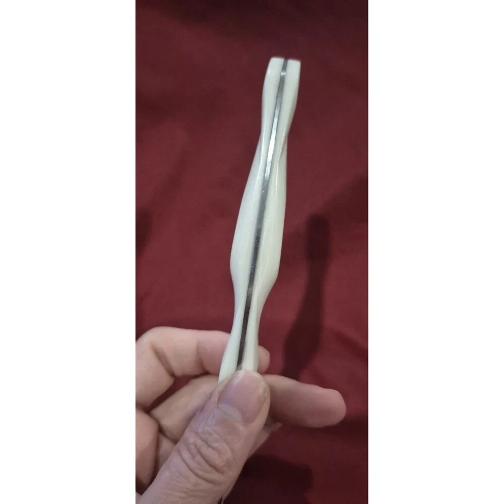 VINTAGE Cutco 1720 Paring Knife Classic Pearl White Handle Swirl USA Made EUC